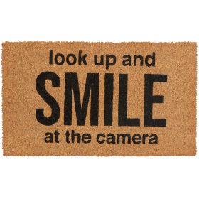 Look Up And Smile At The Camera Doormat