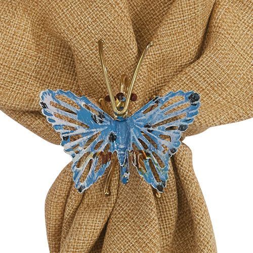 Blue Butterfly Napkin Ring