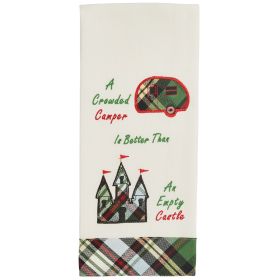 Crowded Camper Dishtowel