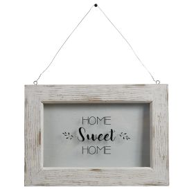 Farmhouse Framed Glass  - Home Sweet Home