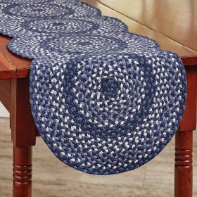 Bluestone Braided Table Runner 54" L