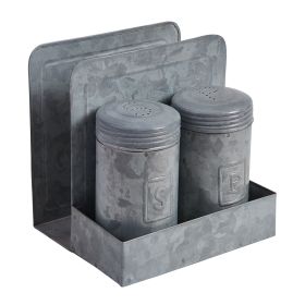 Vintage Napkin Holder/Salt and Pepper Caddy