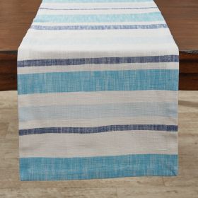 Colby Woven Stripe Table Runner 72" L