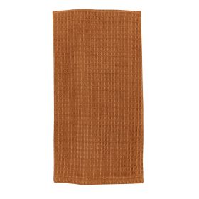 Solid Waffle Dishtowel - Ginger