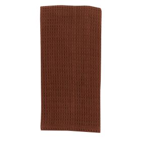 Solid Waffle Dishtowel - Espresso
