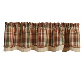 Woodbourne Lined Layered Valance 16" L