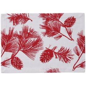 Patricia Heaton Home Cranberry Pinecone Placemat