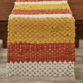 Candy Corn Chindi Runner  54"L