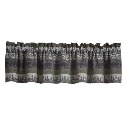 Green Mountain Bear Valance 14"L