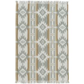 Eva & Co Neutral Aztec Printed Dishtowel