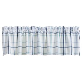 Caspian Plaid Valance 14"L