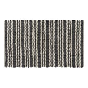 Onyx And Ivory Chindi Rug 3' x 5'