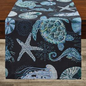 Under The Waves Table Runner 72"L