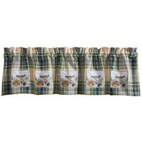 Troutman Lined Patch Valance 14" L