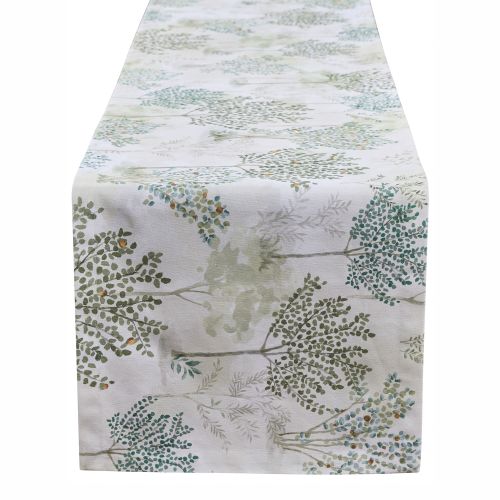 Eden Flowers Table Runner 72" L