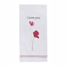 I Love You Poppy Dishtowel