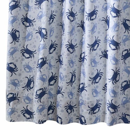 Blue Crab Shower Curtain 72" X 72"