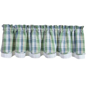 Wren Lined Layered Valance 16" L