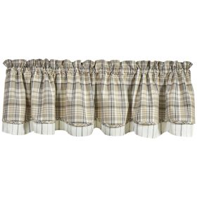 Murray Lined Layered Valance 16" L