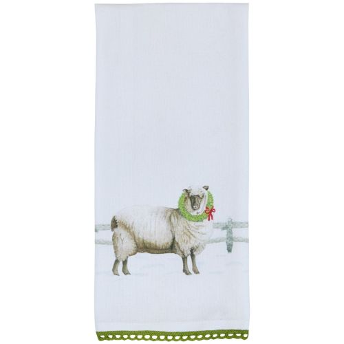 Merry Christmas Ewe  Dishtowel