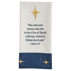 Away In A Manger Decorative Dishtowel
