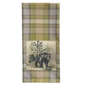 Boulder Lodge Plaid Decorative Dishtowel