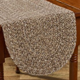 Spice Bin Braided Table Runner 54"L - Cocoa