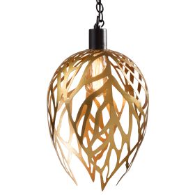 Gold Leaf Pendant