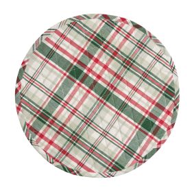 Berry Frost Quilted Round Placemat 15" Dia