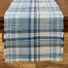 Driftwood Plaid Chindi Runner 72"L