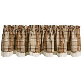 Patton Lined Layered Valance 16"L