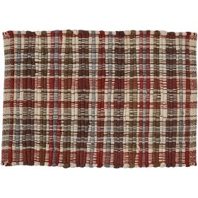 Weathered Barnboard Chindi Placemat