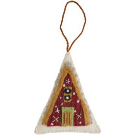 Cabin Felt Ornament