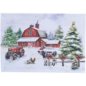 Christmas At The Farm Placemat