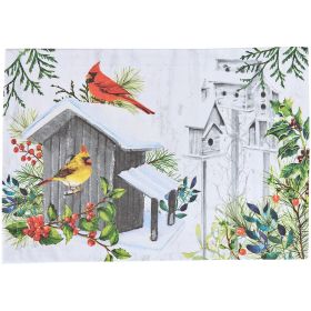 Holiday Cardinal Love Placemat