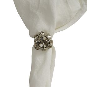 Jingle Bell Cluster Napkin Ring - Silver