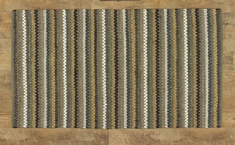 Mineral Stripe Rag Rug - 36" x 60"