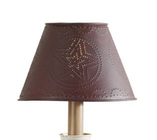 Metal Star Shade - 10" - Red