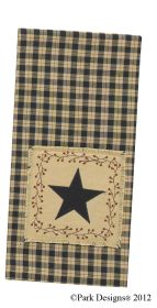 Star Patch Decorative Dishtowel
