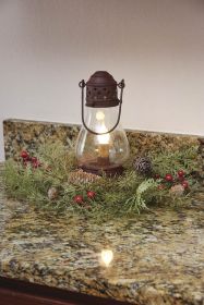Tall Onion Lamp - 9.5" - Red