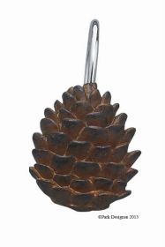 Pinecone Shower Curtains Hooks