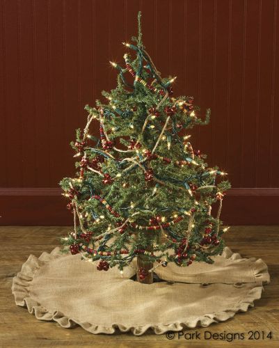 Jute Burlap Tree Skirt - 24"