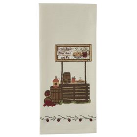 Cider Stand Printed Flour Sack Dishtowel