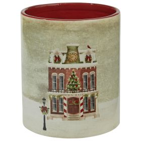 Vintage Town Square Utensil Crock