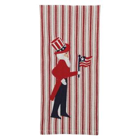 Uncle Sam Applique Dishtowel