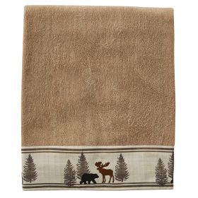 Black  - Forest Bath Towel