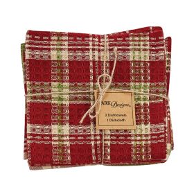 Holly Berry 3 Dishtowel Set