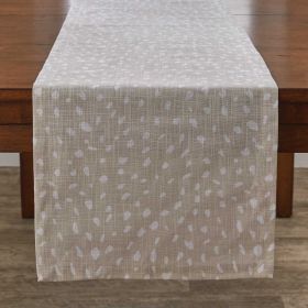 Fawn Printed Table Runner 72"L
