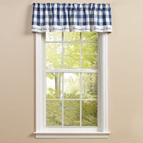 Wicklow Home Lined Valance 14" L - China Blue