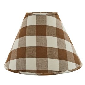 Wicklow Lamp Shade 14"- Brown And Cream